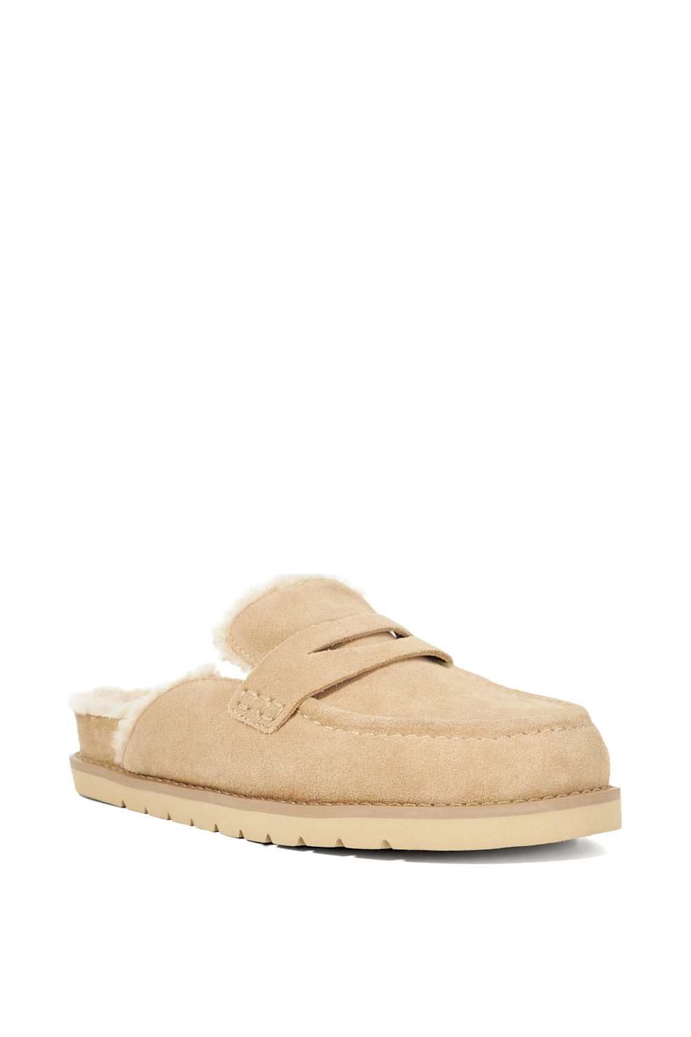 Dune London Goldys' Suede Mules