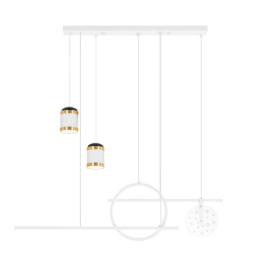 MOOSEE lampa wisząca STARS biała
