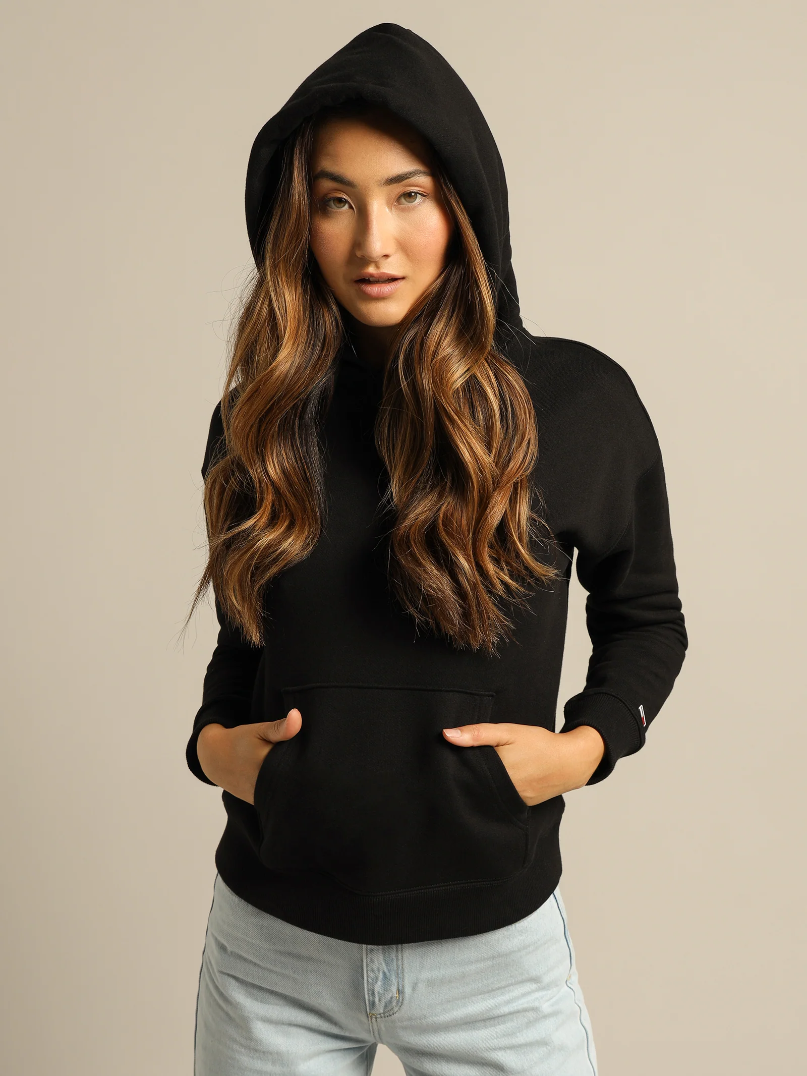 Boxy Heart Flag Hoodie