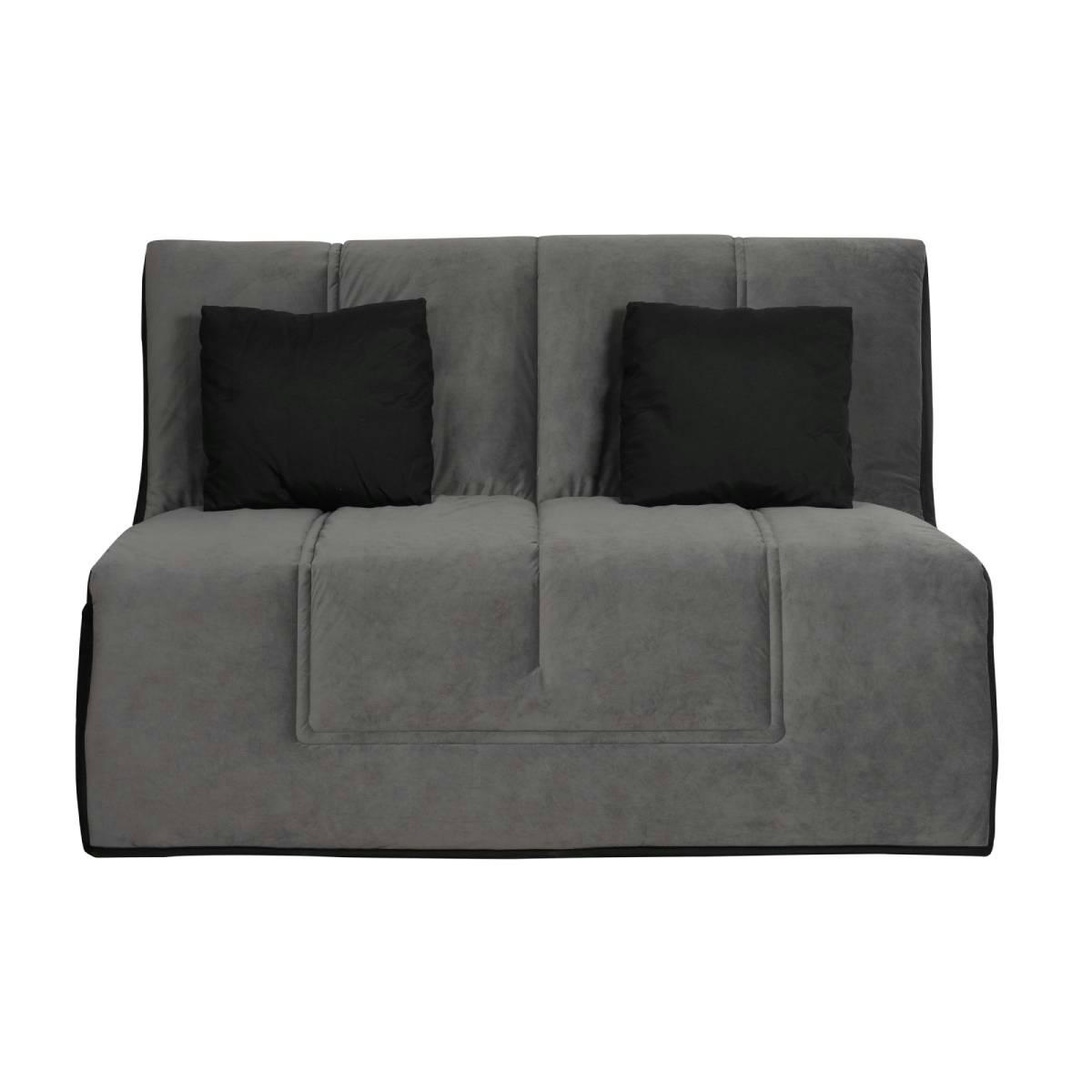 LOS ANGELES - Banquette BZ LOS ANGELES 160x200, matelas Dunlopillo, angel gris