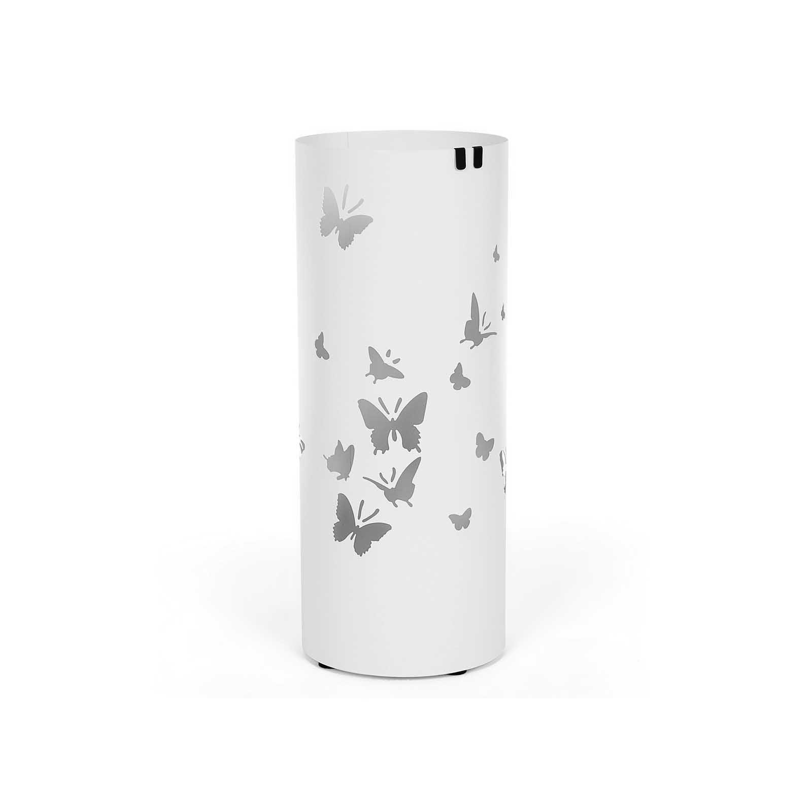 Porte-parapluies papillon blanc