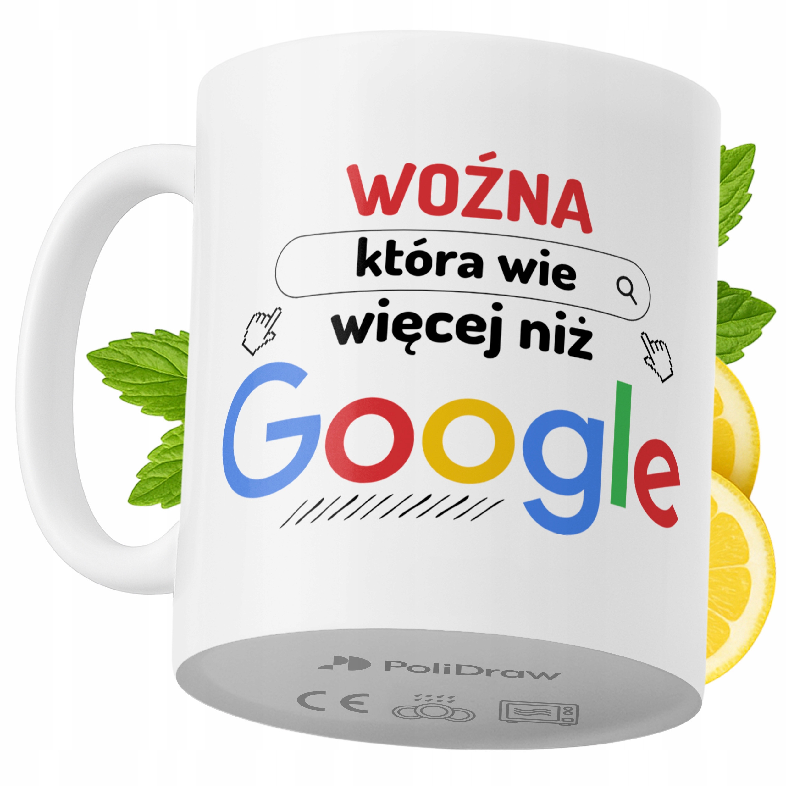Kubek Dla Woźnej na Prezent z Nadrukiem ze Zdjęciem 330 ml PoliDraw