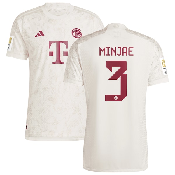 Kim Min-jae Bayern Munich adidas 2023/24 Third Authentic Jersey - White