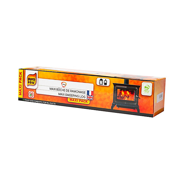 Bûche de ramonage maxi format Pyrofeu 1.4 kg