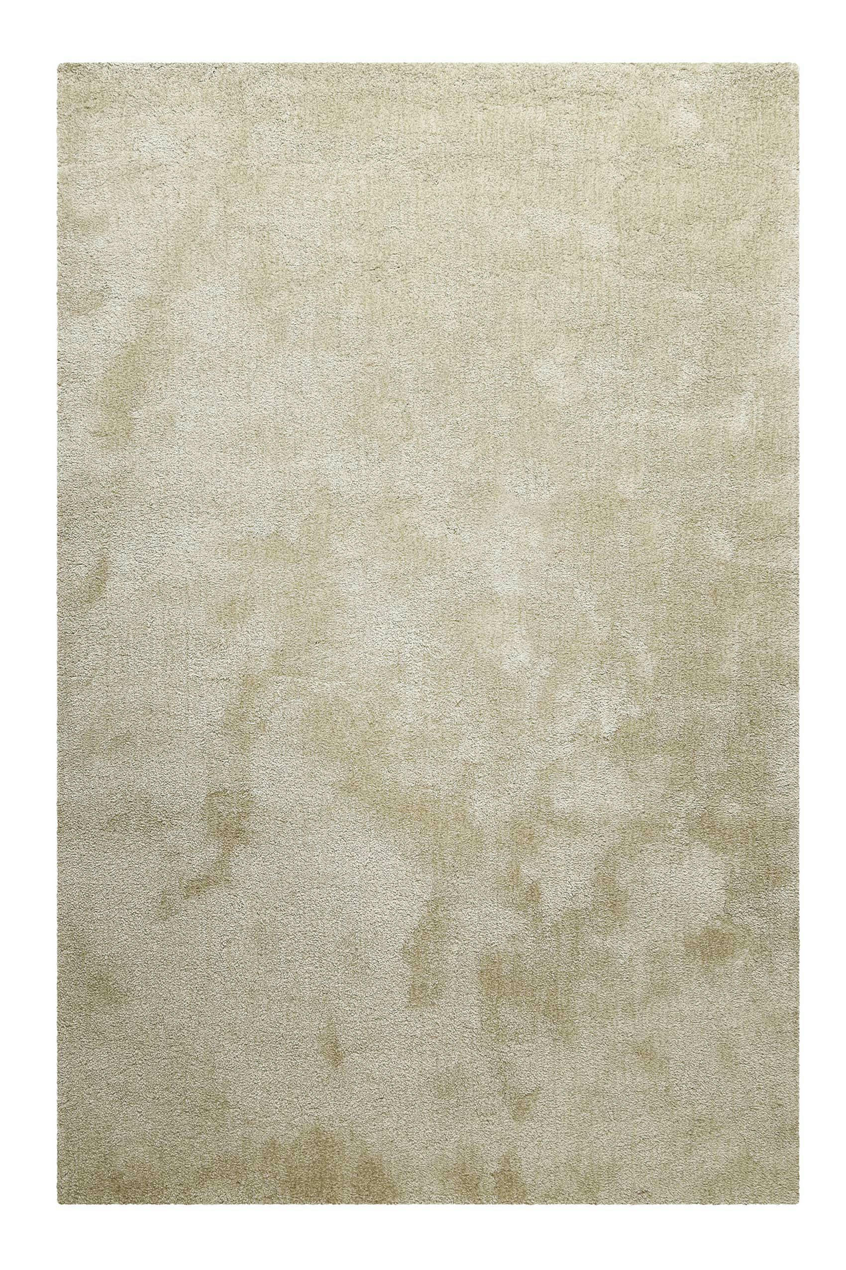 PISA - Tapis en microfibre dense beige chiné 120x170 cm