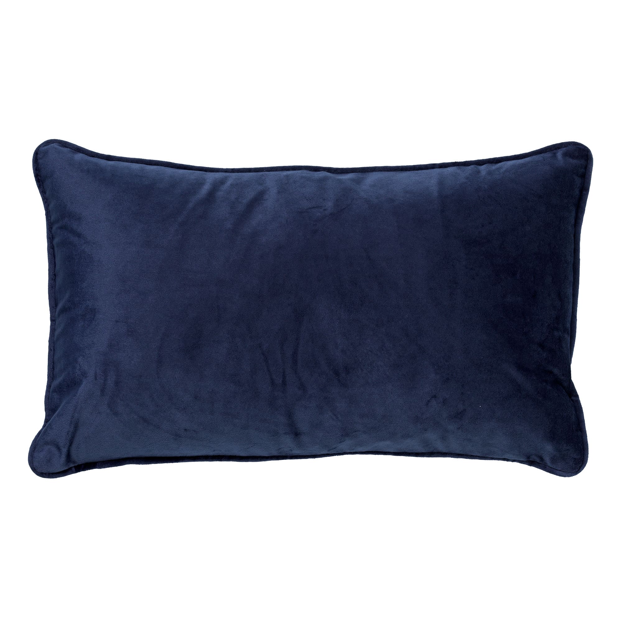 FINN - Kussenhoes 30x50 cm - velvet - lendekussen - Insignia Blue - donkerblauw