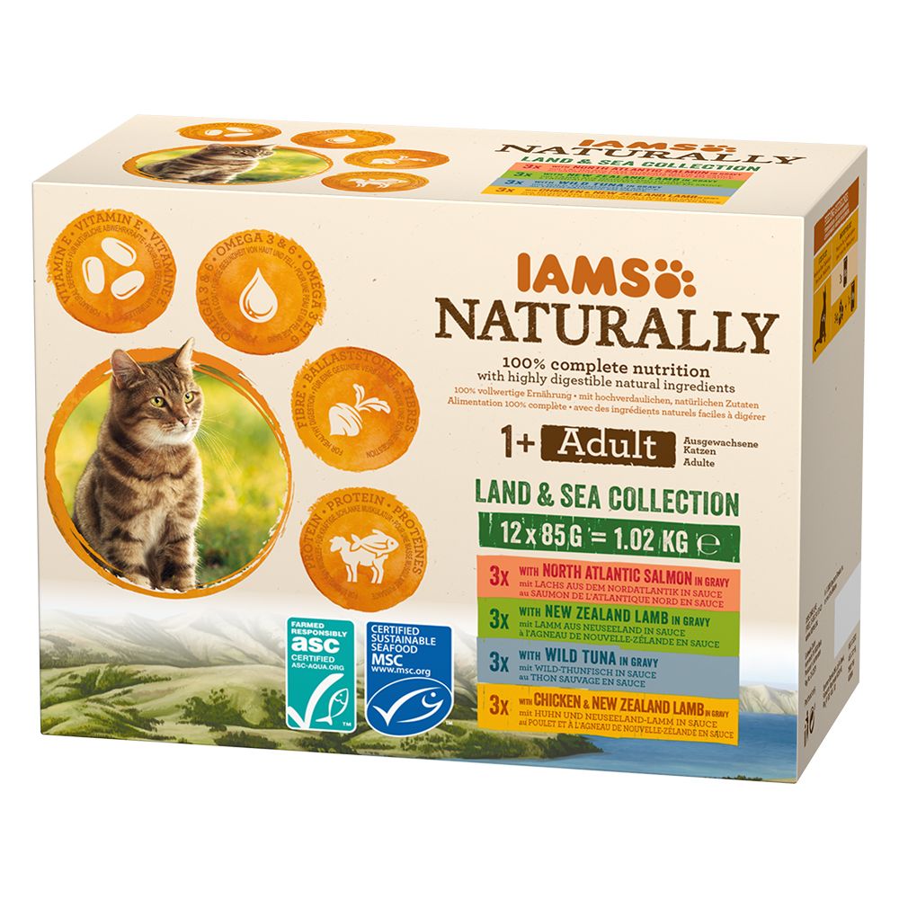 IAMS Naturally Adult - Land & Sea Collection