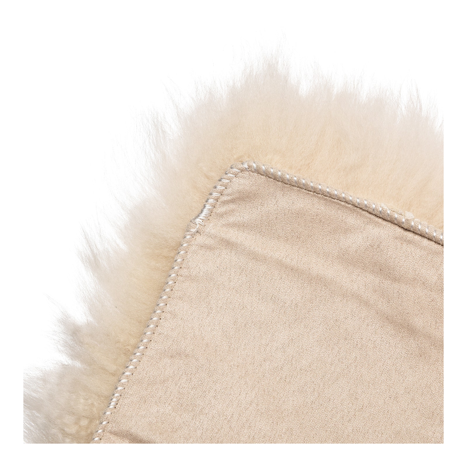Schaffell-Sitzkissen Beige,L 350 x B 350 mm