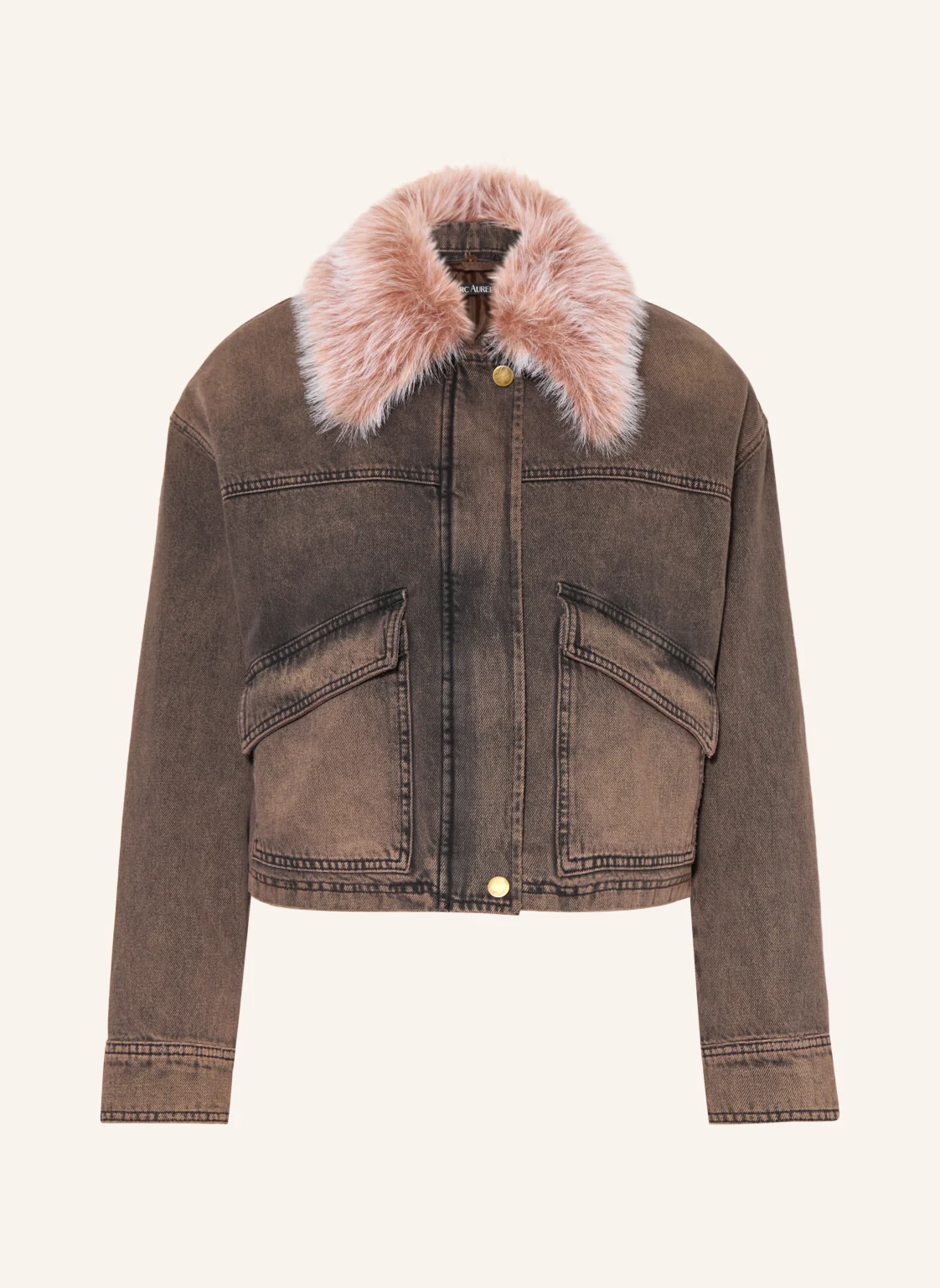 MARC AUREL Jeansjacke mit abnehmbarem Kragen