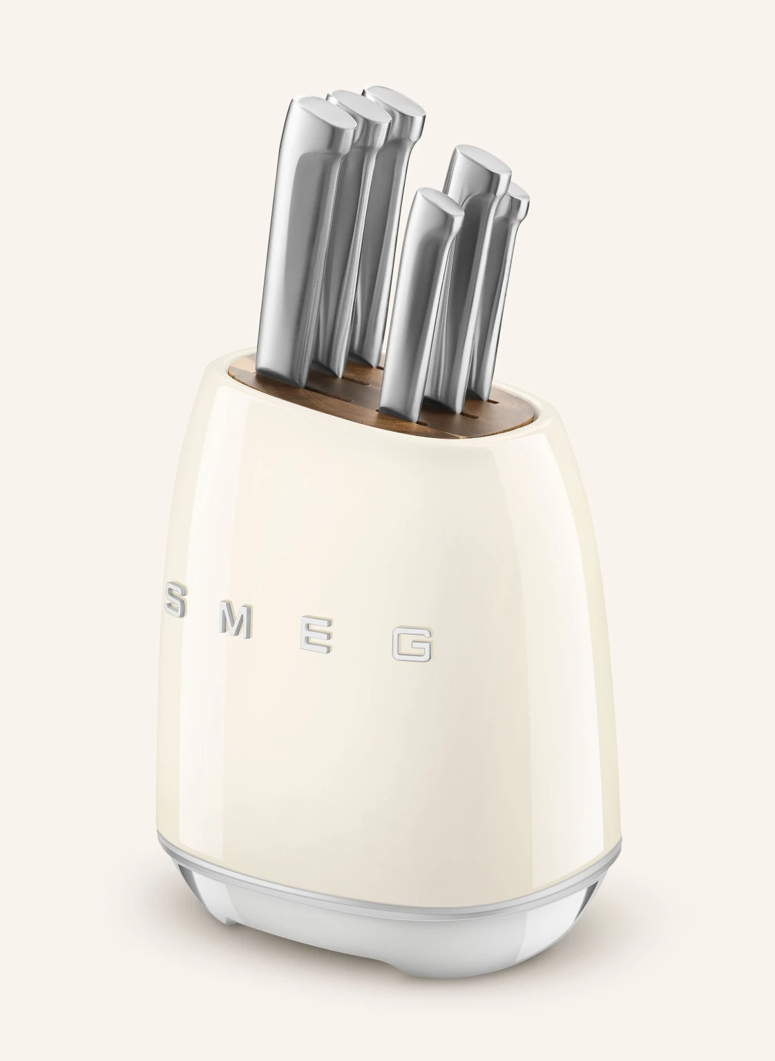 SMEG 7-tlg. Messerblock KBSF02