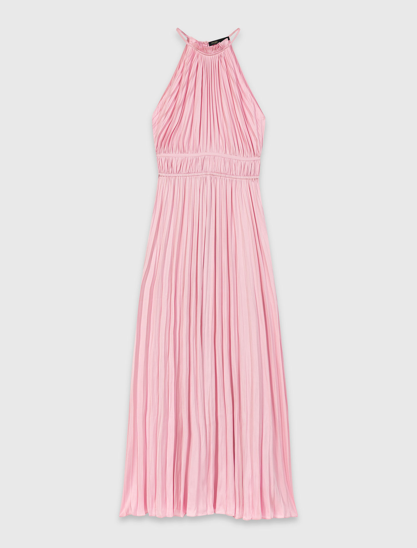 Robe longue plissée