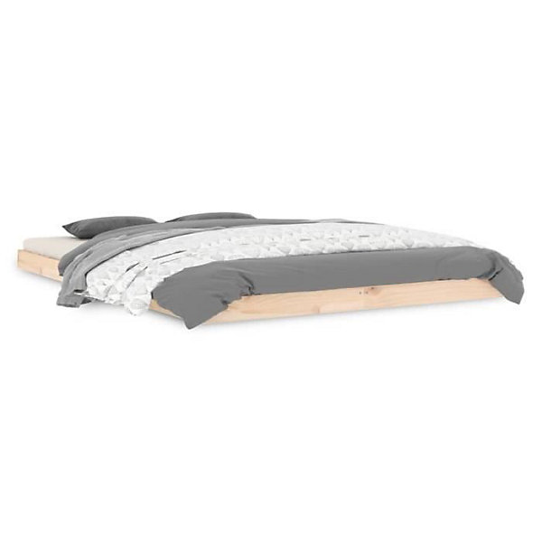 823444 vidaXL Cadre de lit 140x200 cm Bois de pin massif