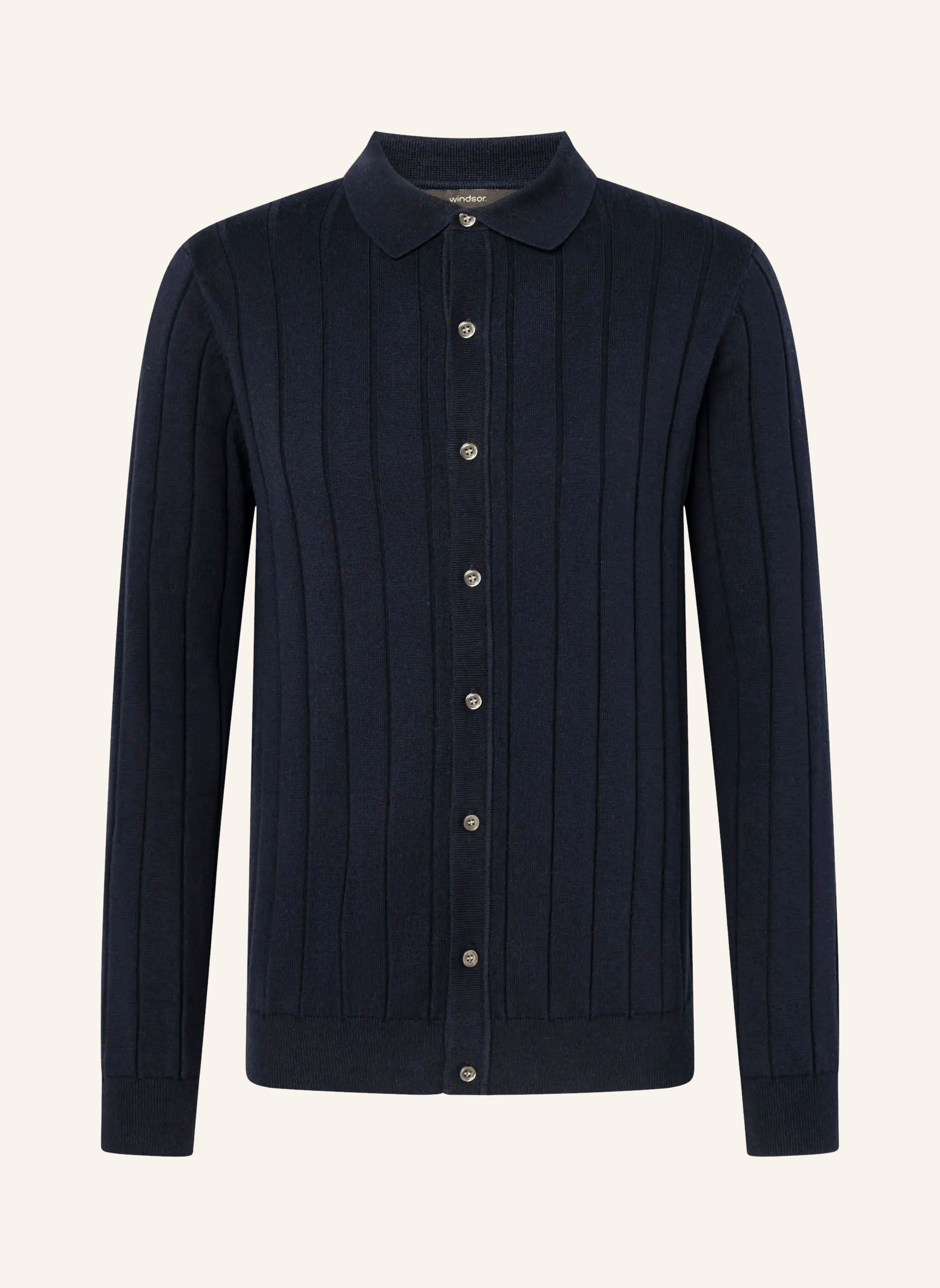 windsor. Strickhemd CASHMILO Slim Fit