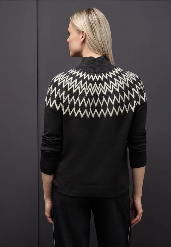 Pullover im Norweger-Look