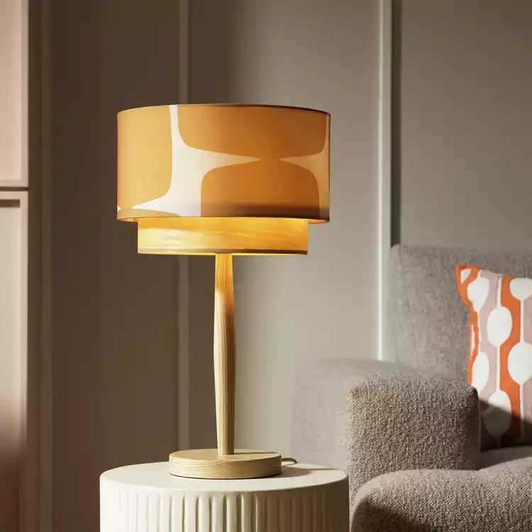 Habitat x Scion Lohko Table Lamp - Mustard