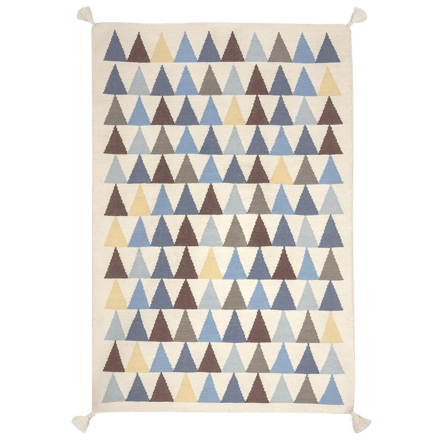 AFK Living vloerkleed Triangles - voor kinderen - Katoen - 110 x 160 cm