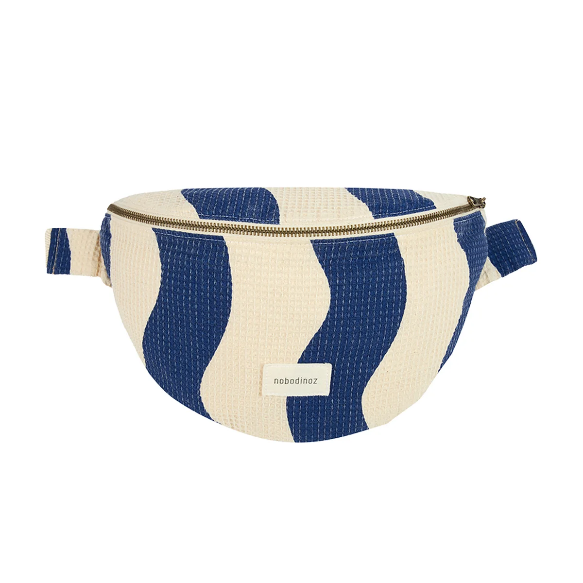Nobodinoz - Portofino Gürteltasche, honey stripes waffle