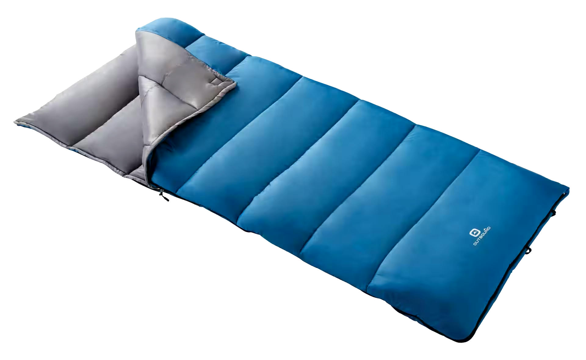 Outbound Lite Insulated Cool Weather Sleeping Bag w/ Compression Sack, 2°C
