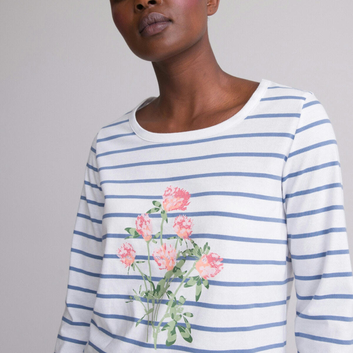 Pyjama jersey pur coton, manches longues