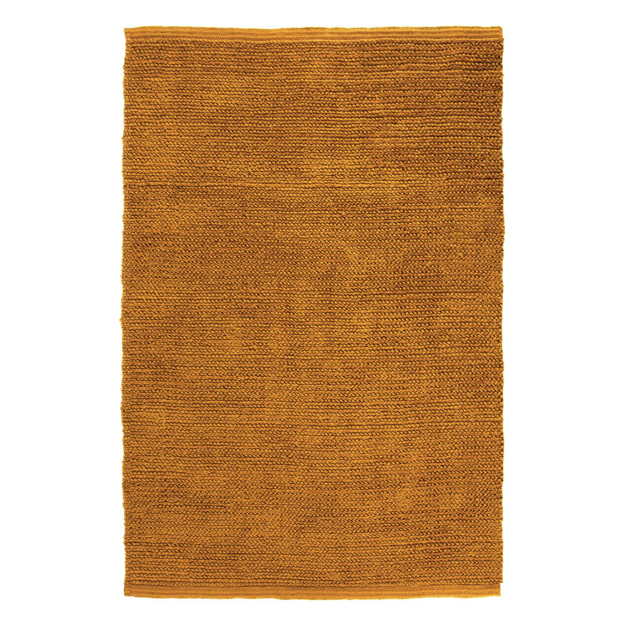 ELIOS - Tapis  en jute moutarde 120 x 170