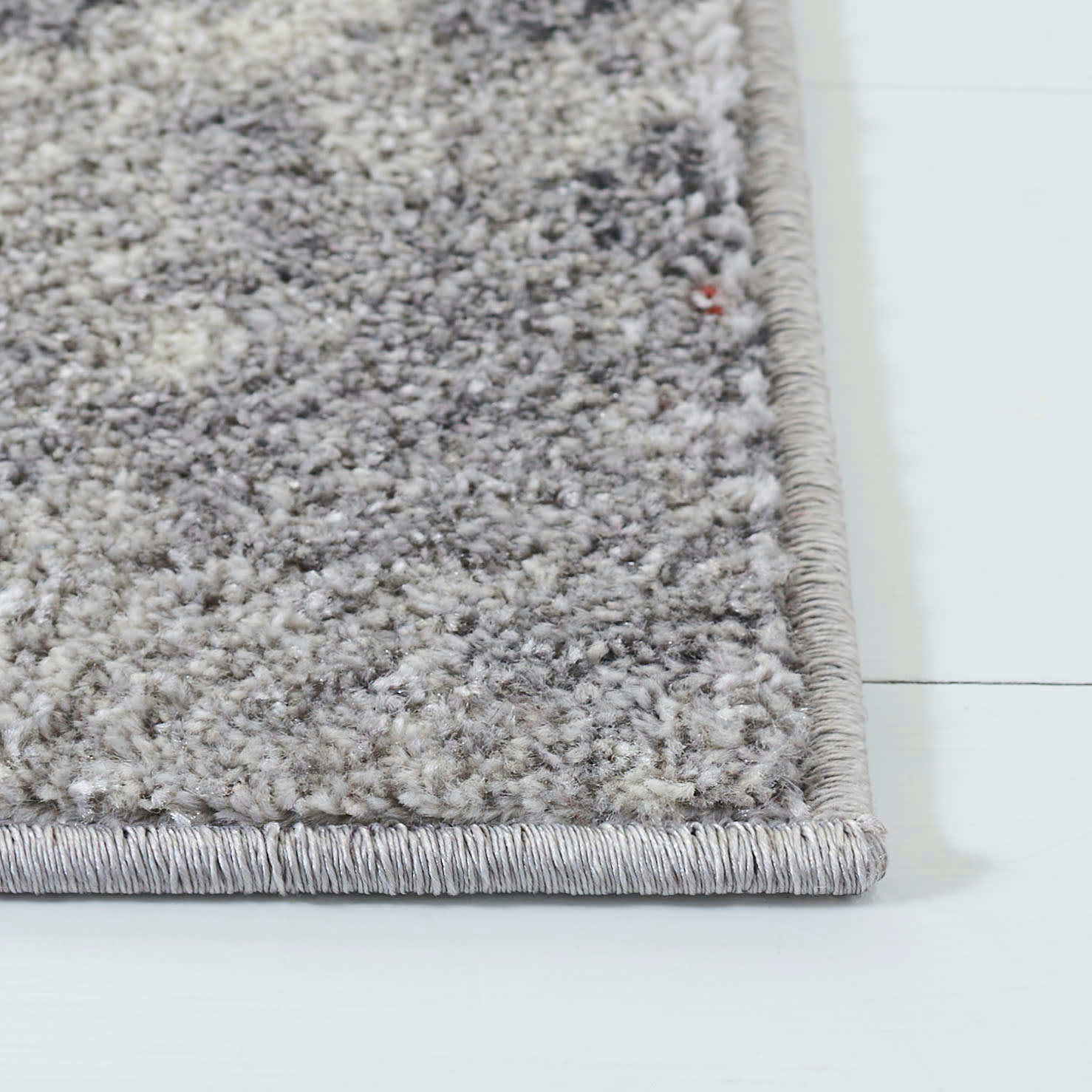 ADIRONDACK - Tapis de salon interieur en orange & gris, 183 x 274 cm