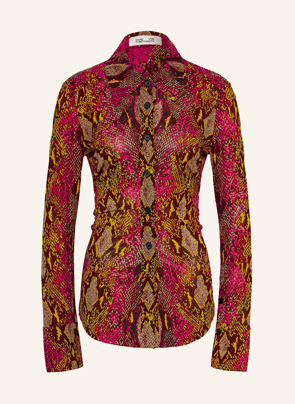 DIANE VON FURSTENBERG Hemdbluse LUCINDA aus Jersey