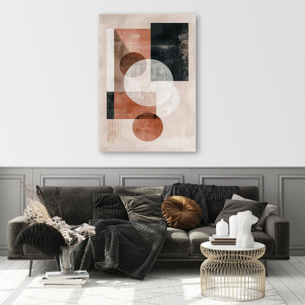 Feeby Obraz na płótnie, Abstrakcyjne Geometryczne 40x60