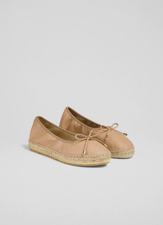Taleena Beige Ballet Espadrille