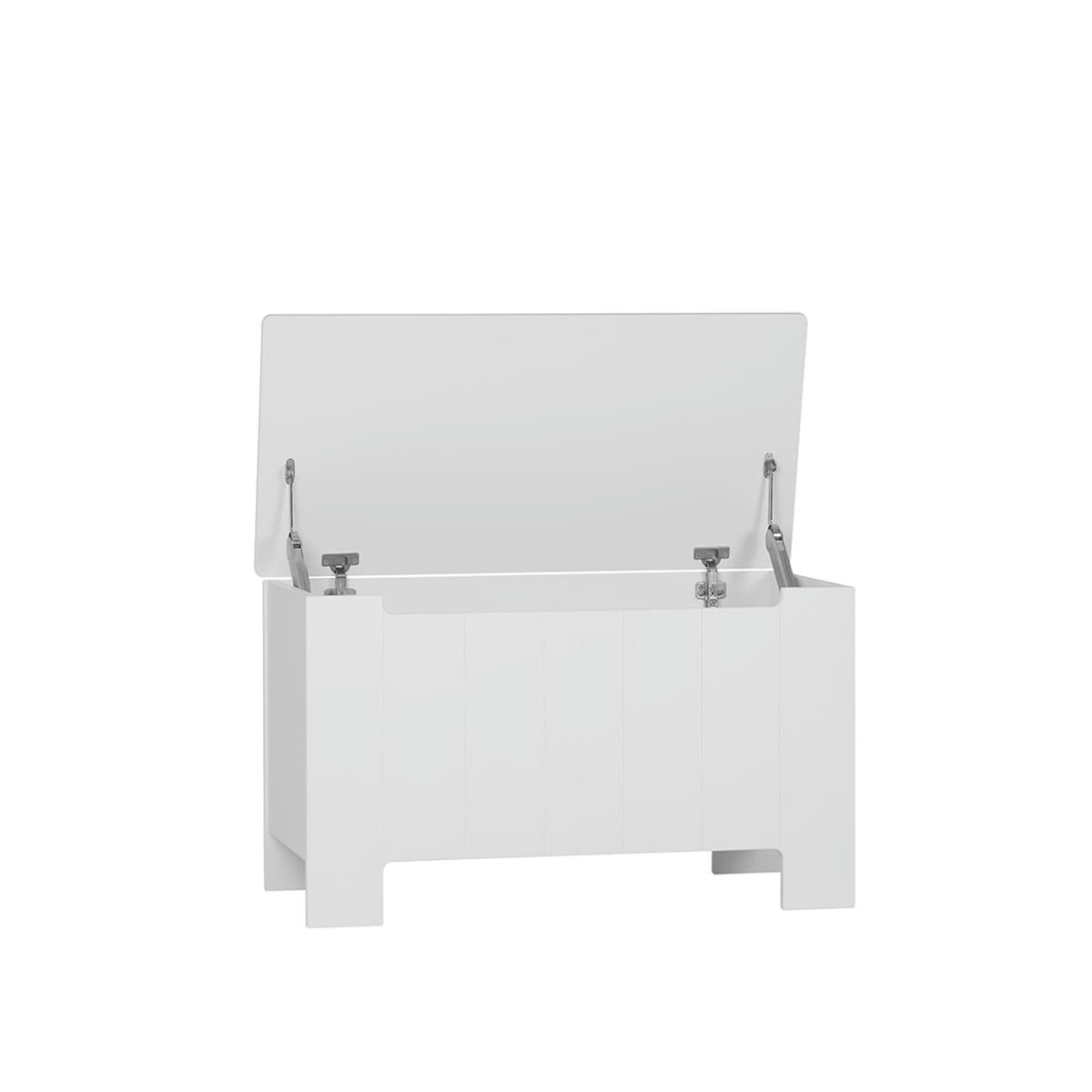 CALMO - Coffre à jouets blanc