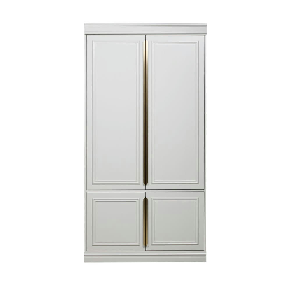 ORGANIZE - Armoire en pin P 44 cm gris nuage