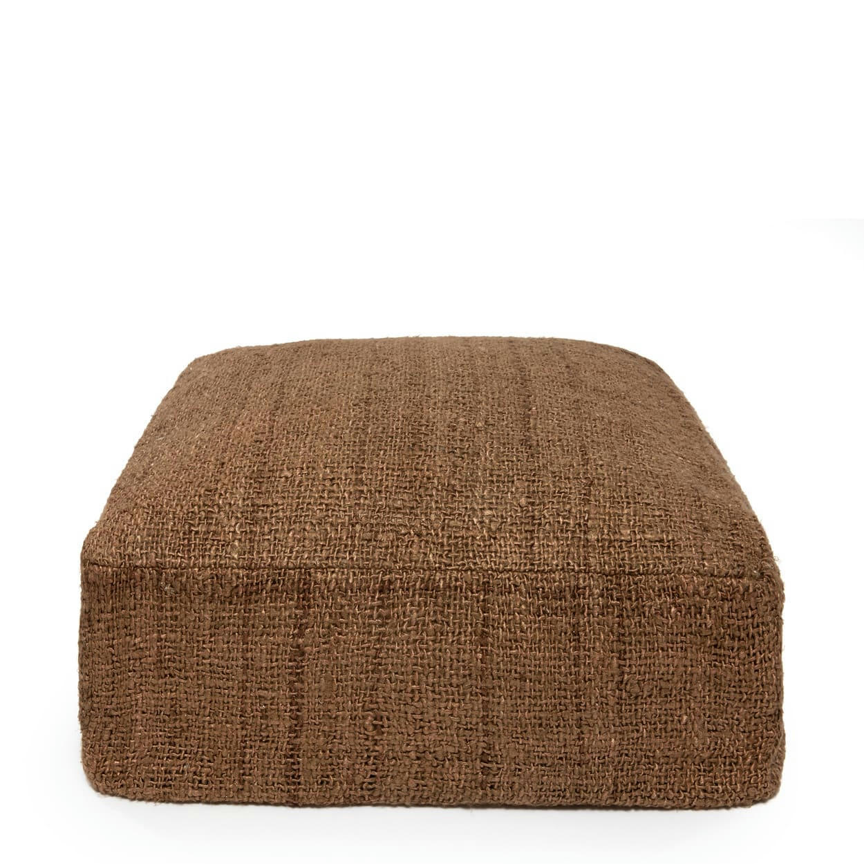 OH MY GEE - Pouf en coton marron