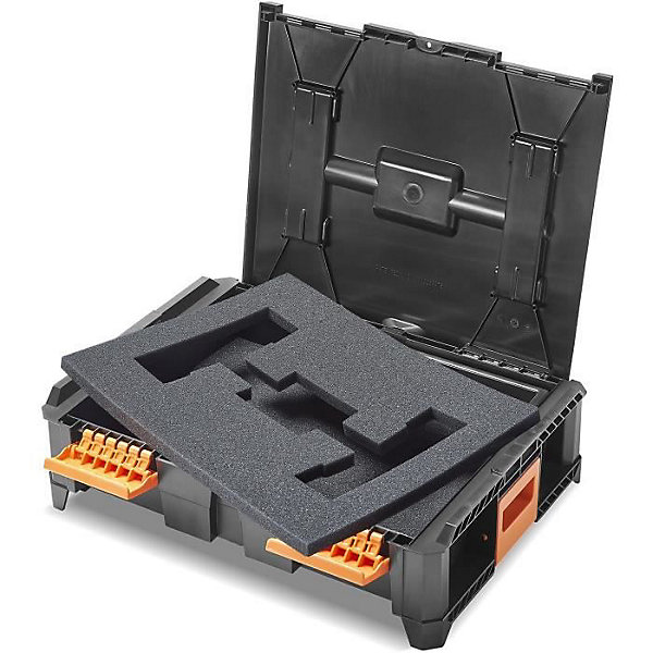 Insert en mousse TOOD 2 pièces 40x30x4 cm noir pour coffret professionnel emboîtable
