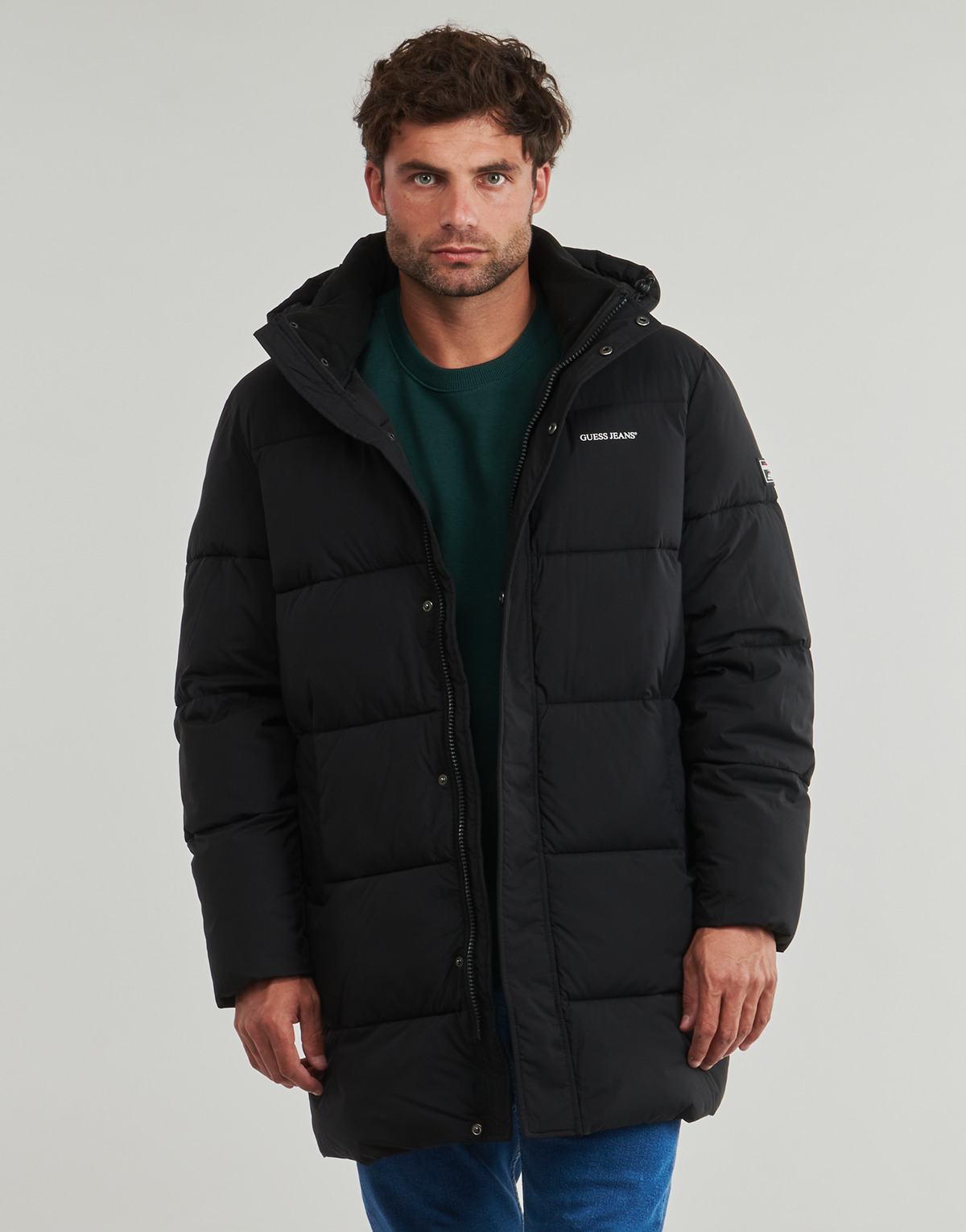 Guess - MID LENGHT PUFFER - Black