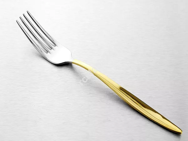 Komplet sztućców 24 cz. na 6 osób Hisar - Mercury Gold (4.0/3.0mm) złocone