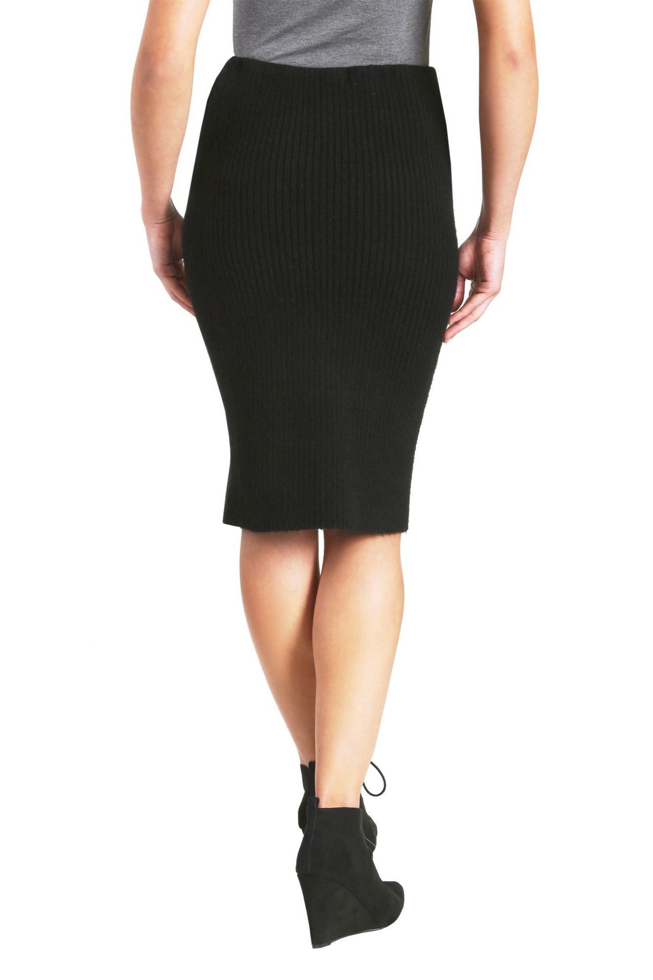 Cutie London Sculpted Ribbed Knit Skirt
