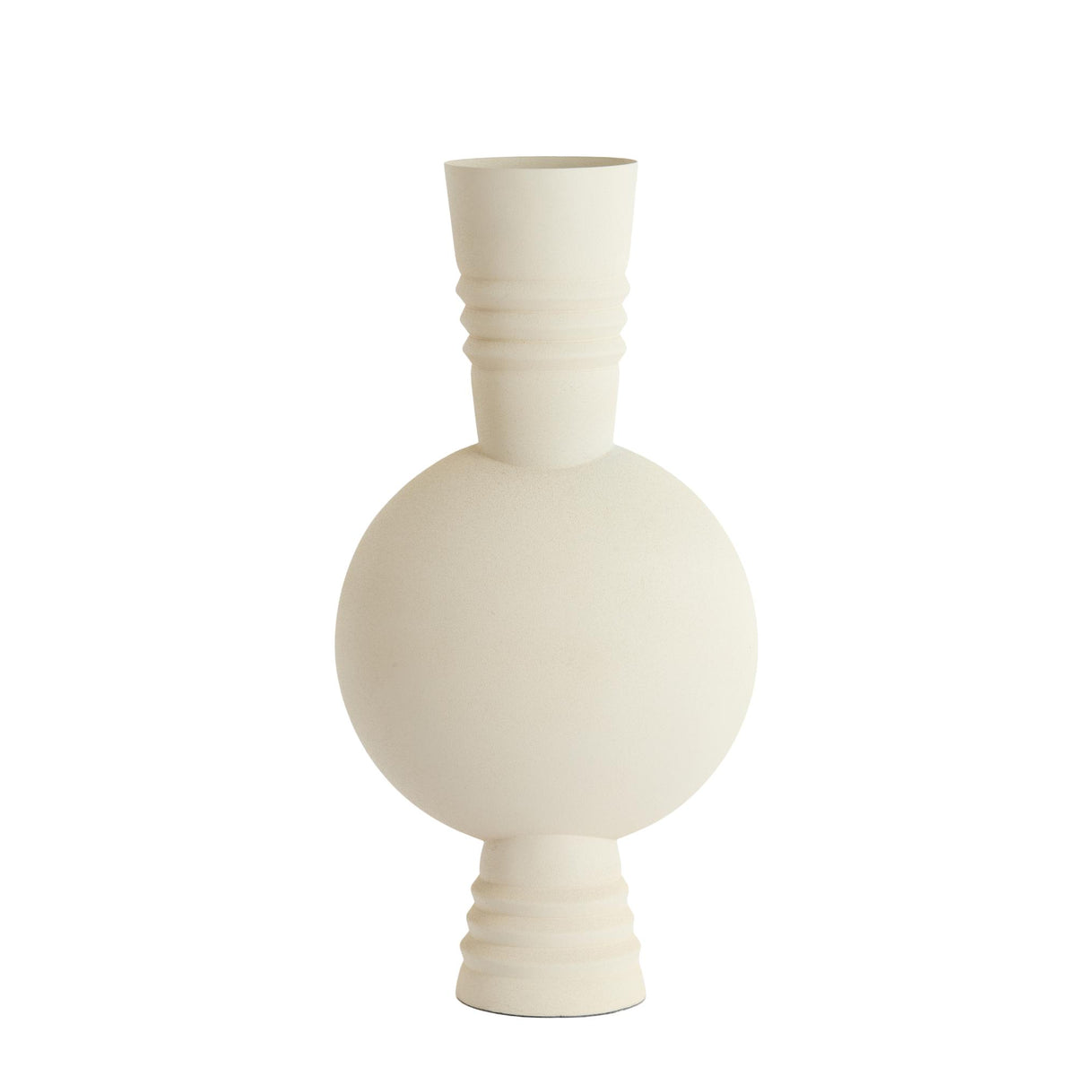 Light & Living vaas Kavansi - wit - Ø21cm