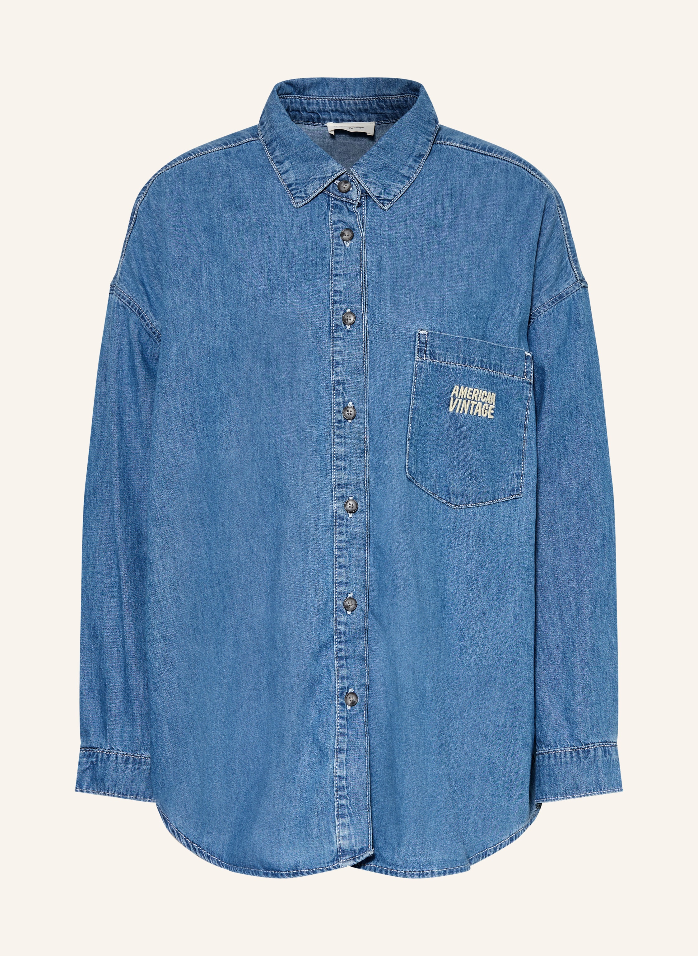 American Vintage Jeansbluse IZEWAY