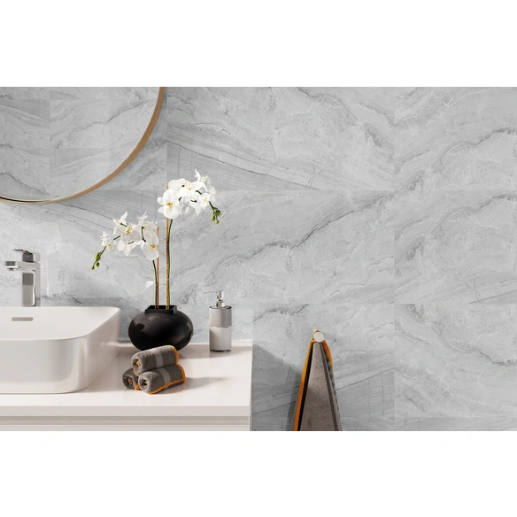 Wandverkleidung »VILO SPC«, SPC Wandverkleidung ASH GREY VILO 120X60, 1 VE = 2,88 m²