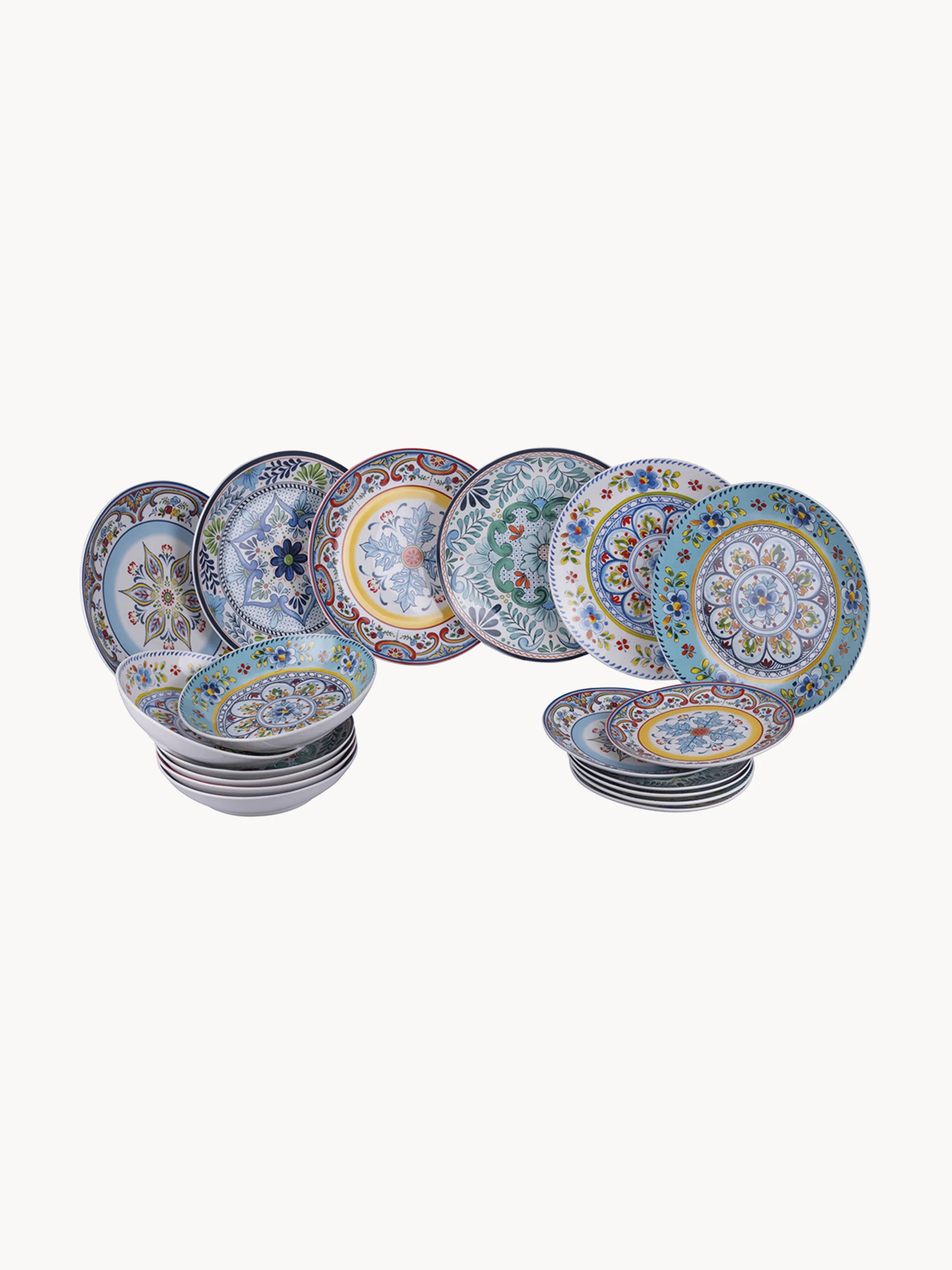 Geschirr-Set Andalusia, 18er-Set