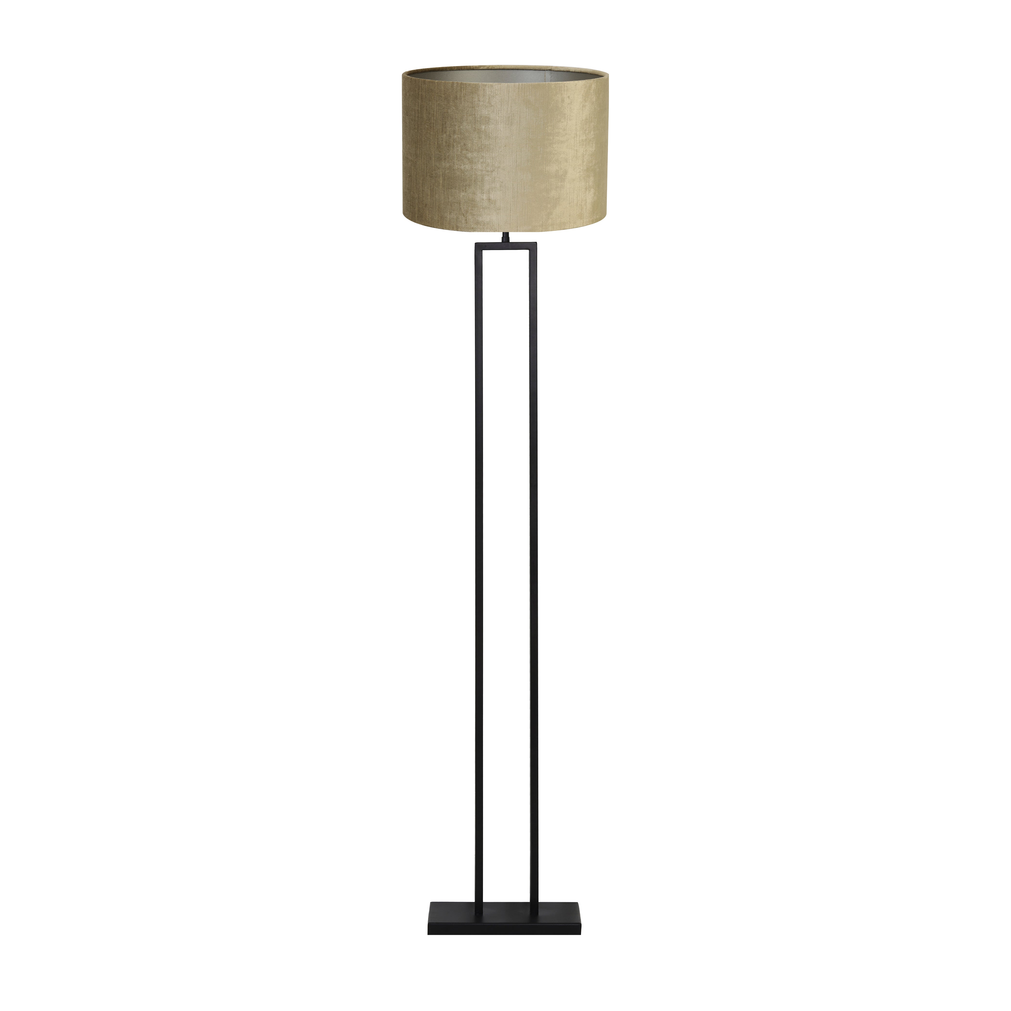 Light & Living vloerlamp Shiva/Gemstone - zwart, brons - Øn/acm