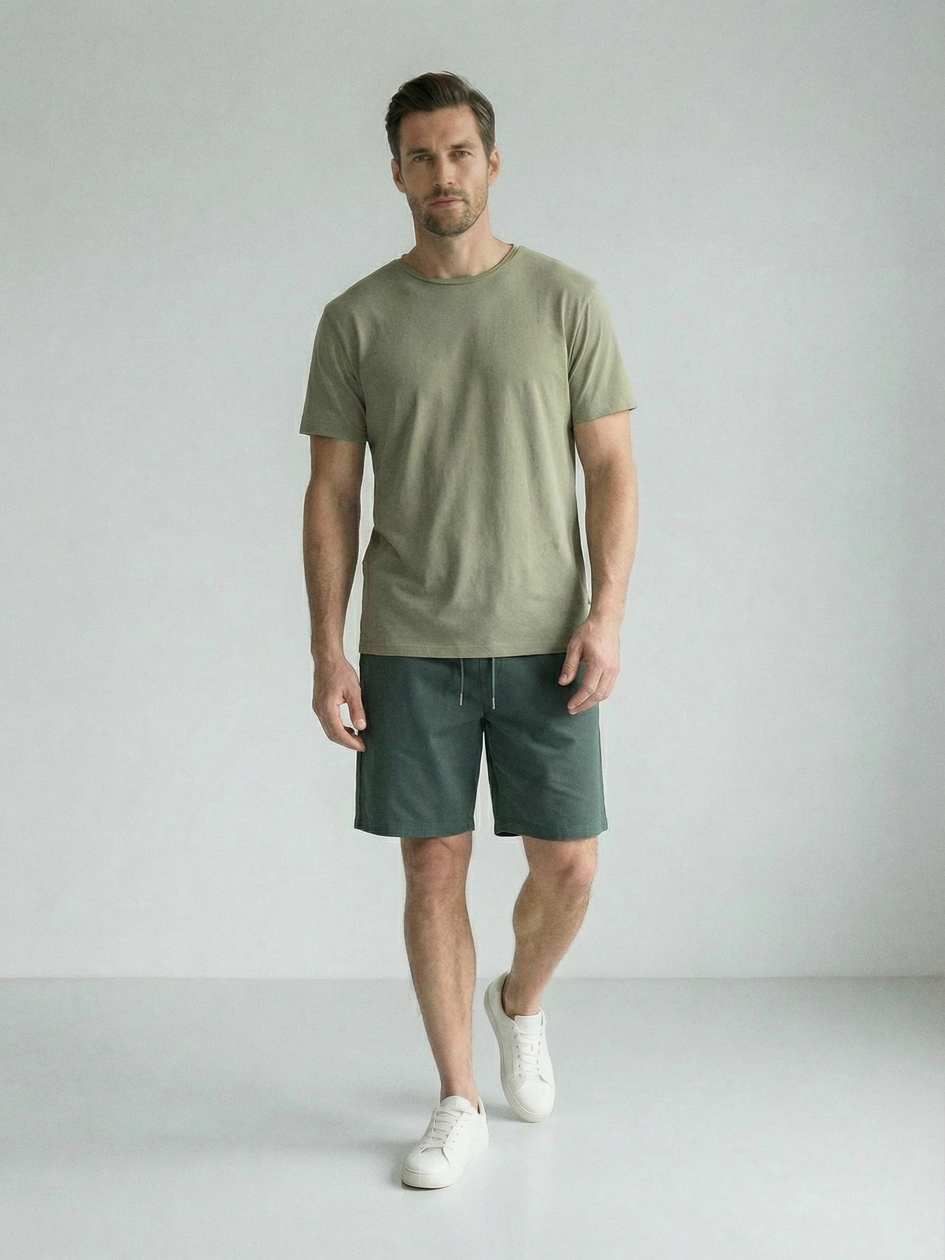 Bawełniane szorty jogger