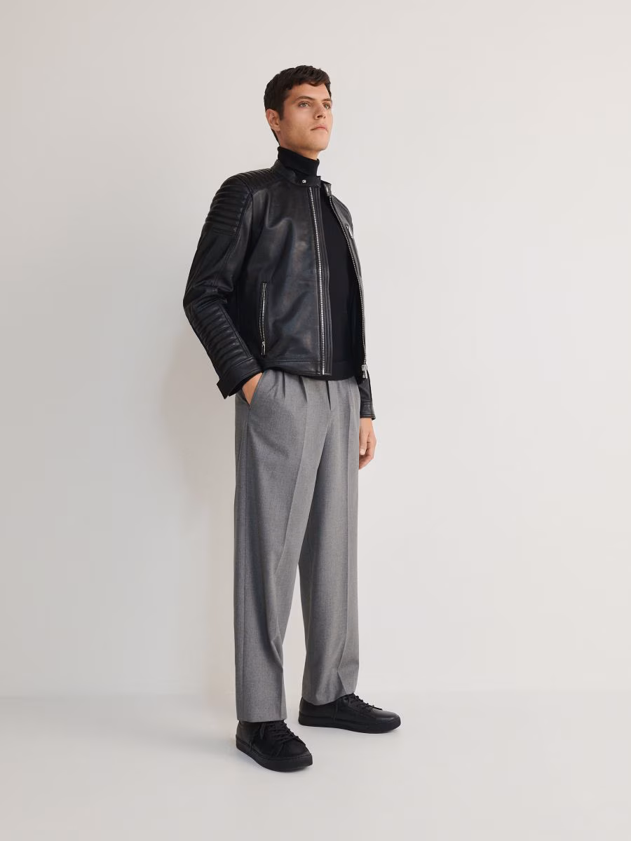 Leather Biker Jacket