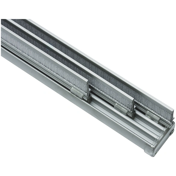 Flächenvorhangschiene, Länge: 1700 mm, 3-läufig, Aluminium