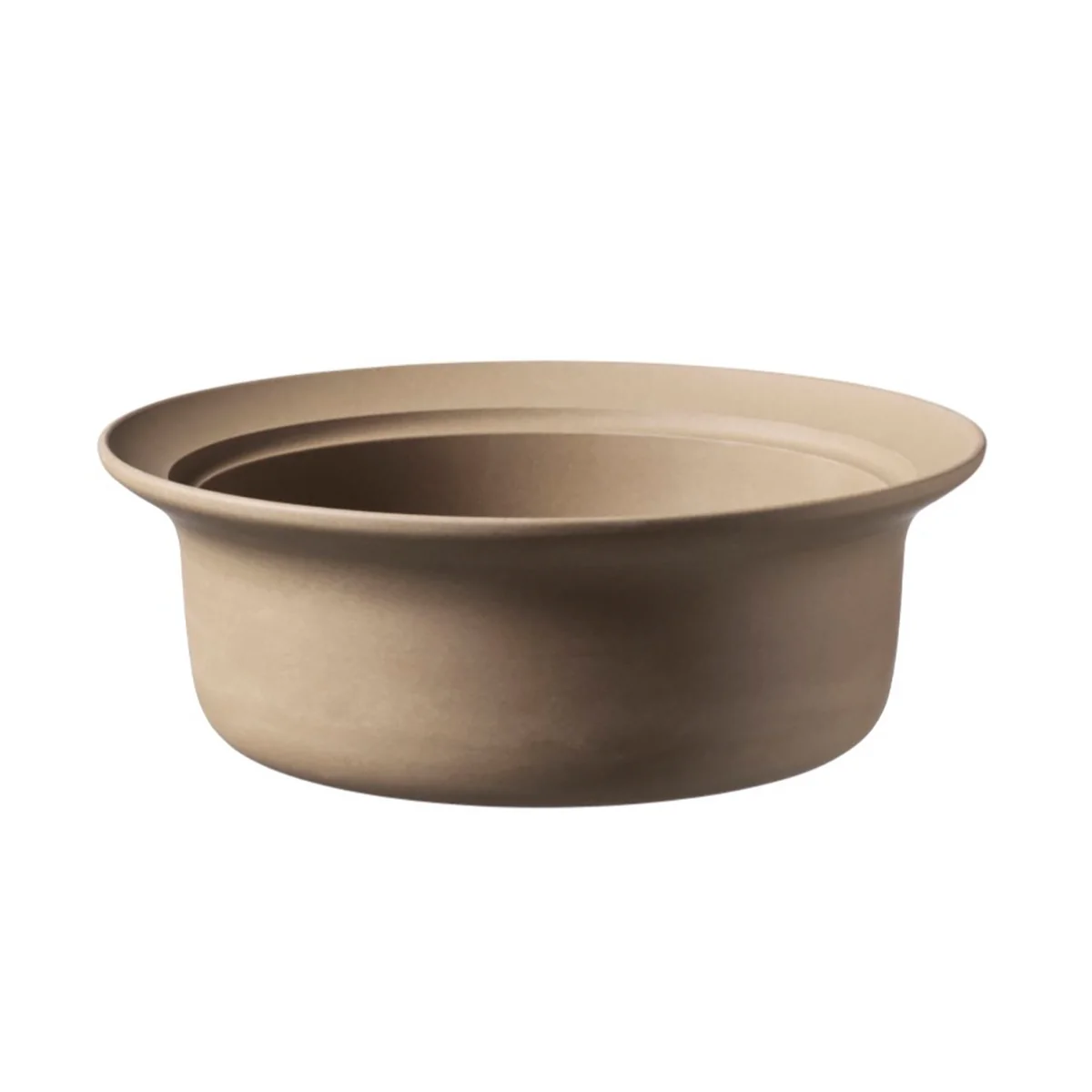 FDB Møbler - Ildpot Servierschale V20, 21,5 x 5,2 cm, braun