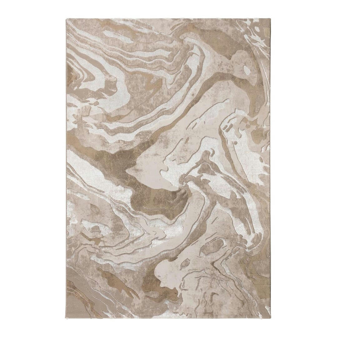 MARBLED - Tapis   en polypropylène beige 80x150