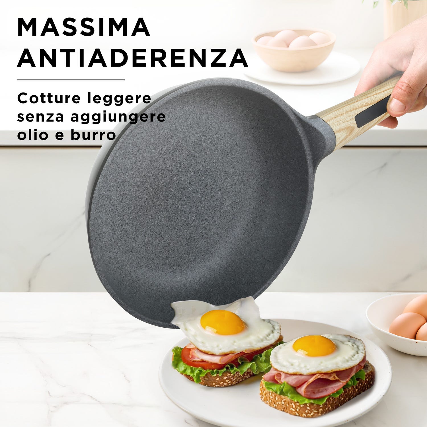 Batteria di pentole 6 pezzi Evolution