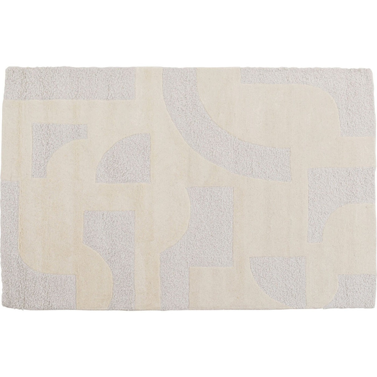 Kare Design Vloerkleed Flow 240x170cm wit