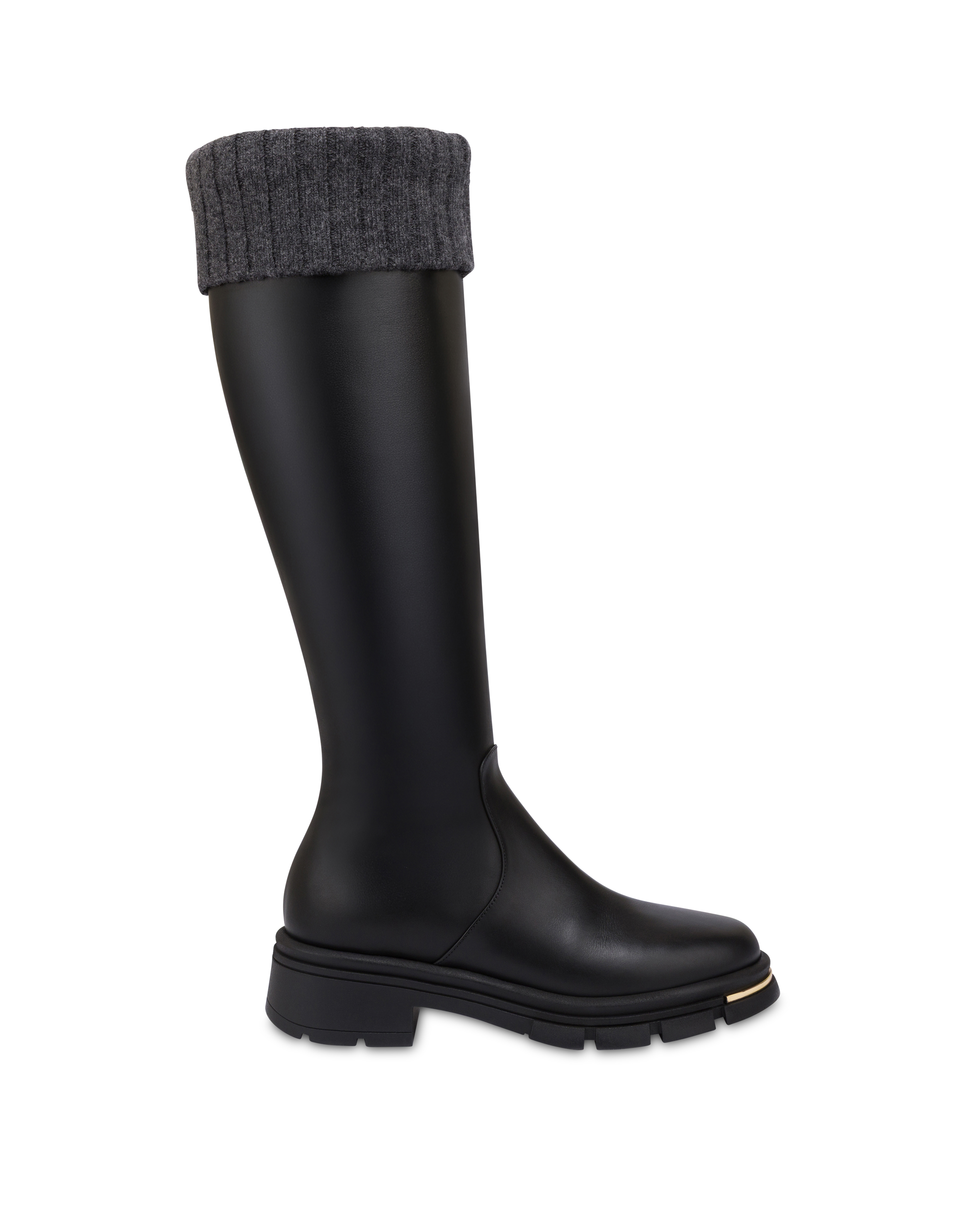 Stivale Comfy In Vitello Nero