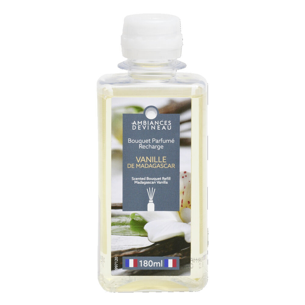 Recharge bouquet parfumé Ambiances Devineau vanille de Madagascar 180ml