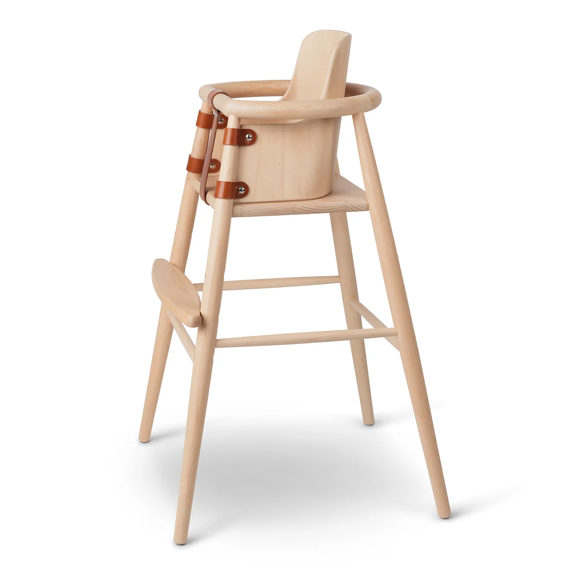 Carl Hansen - Stuhllehne für ND54 Kinder-Hochstuhl, Buche matt lackiert / cognac